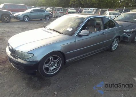 2004 BMW 330Ci из США, поврежденный, VIN WBABD53434PL10369